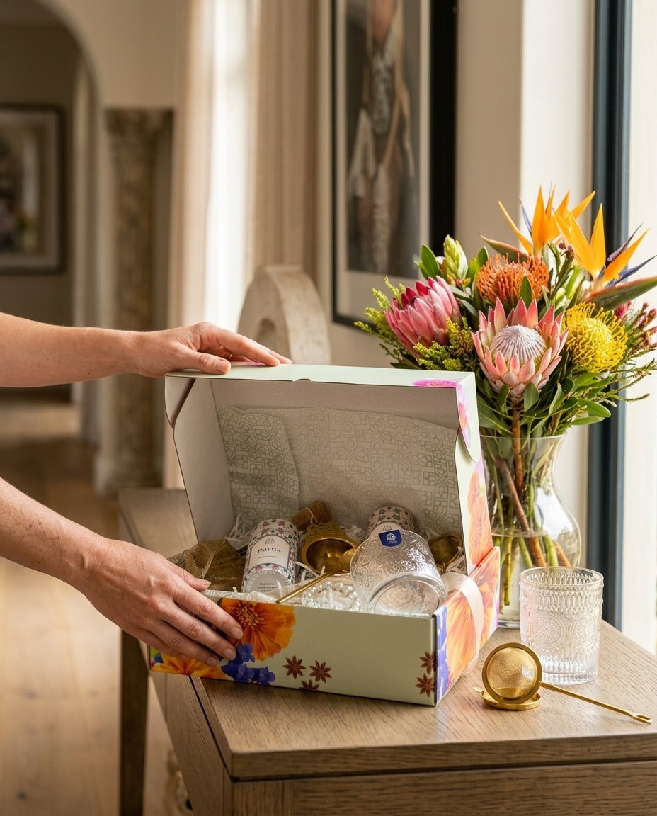 The Sommelier's Set -- lifestyle, receiving a gift